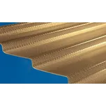 Brett Martin Vlnitý polykarbonátový panel Marlon CSE DIAMOND Z-TOP - bronz Varianta: vlnitý polykarbonát Marlon CSE DIAMOND Z-TOP síla 2,8 mm bronz 0,954x3m PK1286-507