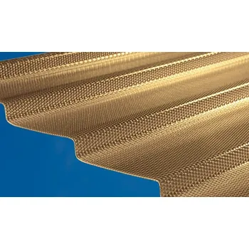 Polykarbonátová deska Brett Martin Vlnitý polykarbonátový panel Marlon CSE DIAMOND Z-TOP - bronz Varianta: vlnitý polykarbonát Marlon CSE DIAMOND Z-TOP síla 2,8 mm bronz 0,954x3m PK1286-507