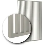 Lamelová dělící příčka na míru KAŠMÍR MAT - Šířka 107 cm (zabaleno do 3 balíků)