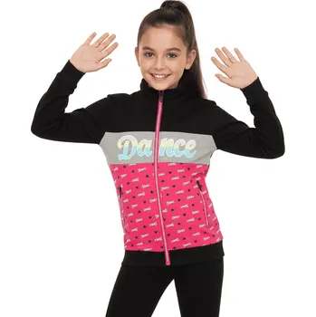 Dívčí mikina KUGO DÍVČÍ MIKINA DANCE, velikost 158 - 164 Barva: Černá, Velikost: 158