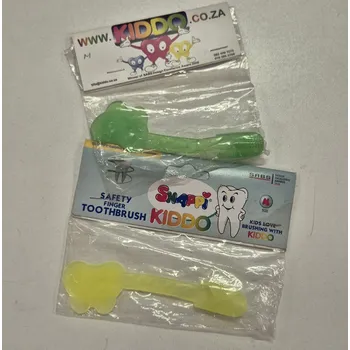 Zubní kartáček Yháček BAZAR, silikonový zubní kartáček Kiddo Barva: Žlutá