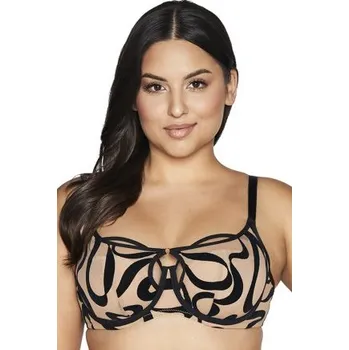 Dámské spodní prádlo Nevyztužená podprsenka Ava Lingerie 2125 Side support Béžová 80C