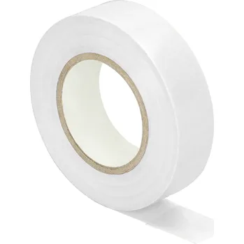 Izolační páska Sada izolačních pásek, samozhášecí, bílá, šířka 19mm, tloušťka 0.13mm, délka 20m, 10ks