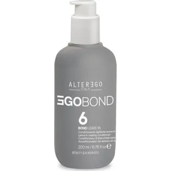 Alter Ego Egobond Bezoplachový posilující kondicionér na vlasy 200 ml Bezoplachový kondicionér pro posílení a regeneraci oslabených a poškozených vlasů
