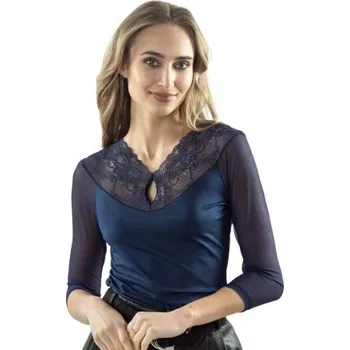 Dámská halenka Halenka Eldar Danita - 3/4 rukáv Tmavě modrá S