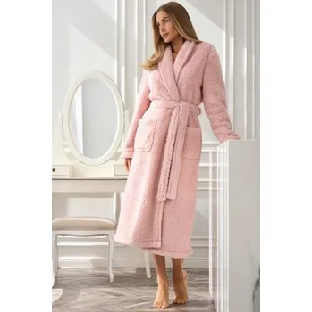 Dámský župan Dámský župan LaL 2560 Aura Světle růžová M