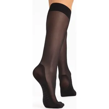 Dámské ponožky Podkolenky Fiore M 2101 Massage - 40 DEN Černá Uni
