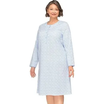 Dámská noční košile Martel Basia III - bavlna Světle modrá XXXL