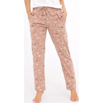 Pyžamové kalhoty Cornette 690/46 Tmavě béžová M