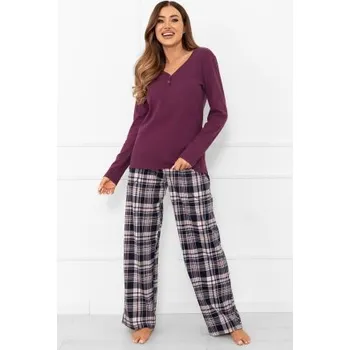 Dámské oblečení Dámské pyžamo Italian Fashion Donatella - bavlna Fialová S
