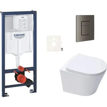 Klozet Siko Závěsný WC set do lehkých stěn / předstěnová montáž SAT Infinitio GRSIN10SCAL0