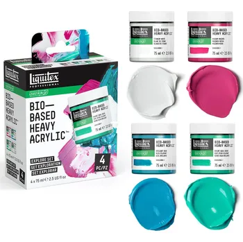 Vodová barva Sada akrylových barev Liquitex Professional Bio-Based, Explore