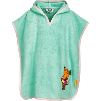 Dívčí oblečení Dětské froté pončo s kapucí Playshoes myška