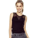 Halenka Eldar Darina - bez rukávů Černá L