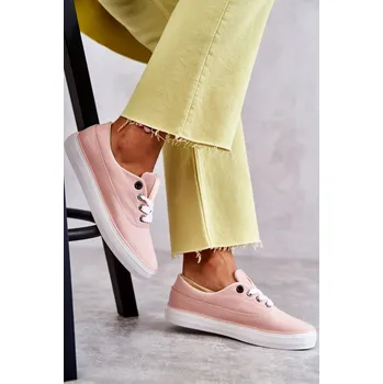 Dámské tenisky Dámské látkové tenisky Big Star KK274017 Barva: Růžová, Velikost: 37