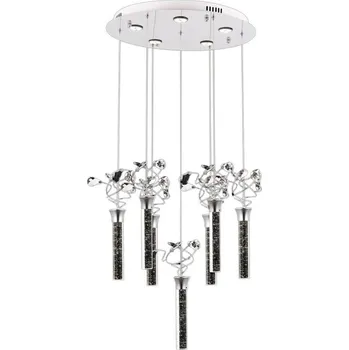 LED Lustr na lanku PIGEON 7xLED/6W/230V 6500K lesklý chrom