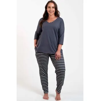 Dámské oblečení Dámské pyžamo Italian Fashion Betty Tmavě šedá L