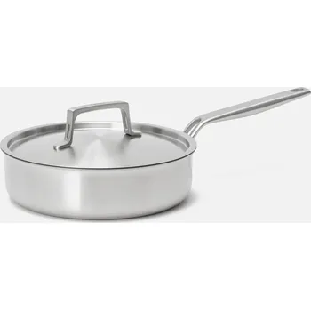 Pánev Hluboká pánev Lucca 4.0 Pro, ø 24 cm (2,5 l) - Nerezová beznýtová pánev z vícevrstvé nerezové oceli s poklicí - rozbaleno