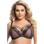 Nevyztužená podprsenka Gorsenia K496 Paradise Černá 65G
