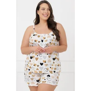 Dámské oblečení Dámské pyžamo Italian Fashion Soraja - bavlna Ecru M