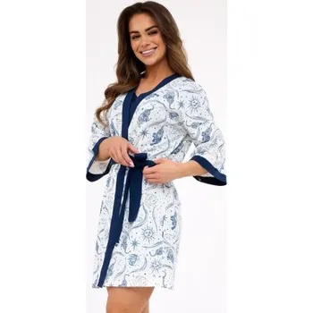 Dámský župan Dámský župan Cornette Olivia - 7/8 rukáv Ecru XL