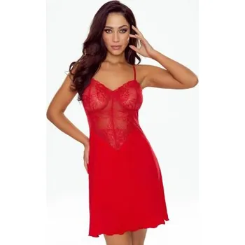 Dámská noční košile Noční košilka Eldar Lizzi - viskóza Červená L