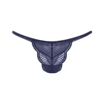 Dámské erotické prádlo Sexy tanga Obsessive MP Blue Tmavě modrá XL/2XL
