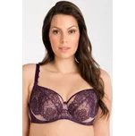 Nevyztužená podprsenka Gorsenia K801 Violet Fialová 65F