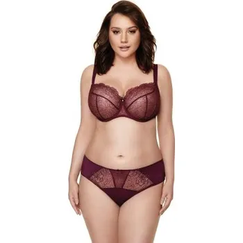 Podprsenka Nevyztužená podprsenka Gorteks Pamela/B2 Tmavě fialová 80B