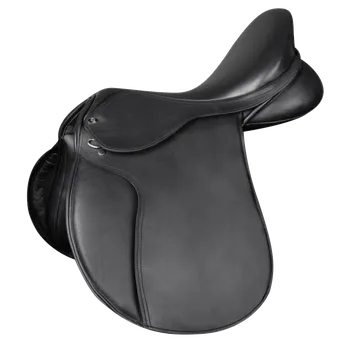 Jezdecké sedlo Skokové sedlo Waldhausen Comfort, kůže, černé
