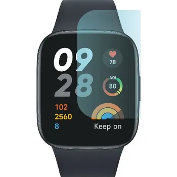 Pouzdro na mobilní telefon 3ks Flexi ochranná fólie na displej pro Xiaomi Redmi Watch 3