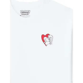 Pánské tričko Celio Tričko Looney Tunes 1185295 Bílá M