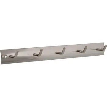 Věšák Walteco Věšáková lišta 260x30mm, 5 háčků, chrom