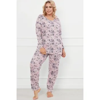 Dámské oblečení Dámské pyžamo Italian Fashion Toliana - bavlněné Světle růžová XL
