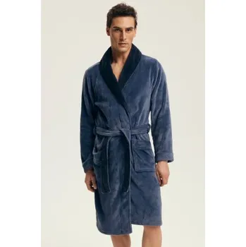 Pánský župan Henderson Nantes Tmavě modrá 2XL
