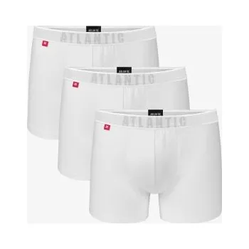 3PACK boxerky Atlantic 3BMH-011 Bílá M