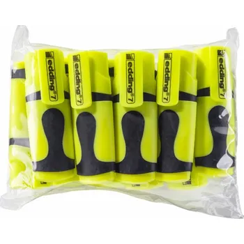 Kancelářské potřeby Edding MINI zvýrazňovače 10 ks. žlutá v sáčcích (7/10S/Z ED)