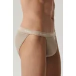 3 PACK slipy Atlantic 3BMP-1582 - střih tanga Béžová 2XL