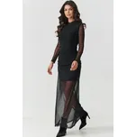 Společenské šaty Makadamia M914 Černá S