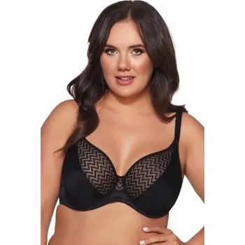 Podprsenka Nevyztužená podprsenka Ava Lingerie 2103 Black Černá 85C