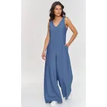 Dámský overal Makadamia M882 modrý Modrá XL