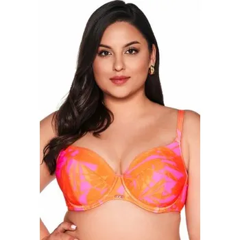 Dámské plavky Vyztužený horní díl plavek Ava Lingerie SK 214 Tangerine Oranžová 80G