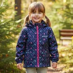 Dívčí softshellová bunda bez zateplení tm.modrá Wolf B2361