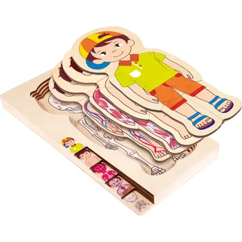 Puzzle lupilu® Dřevěné puzzle (chlapec)