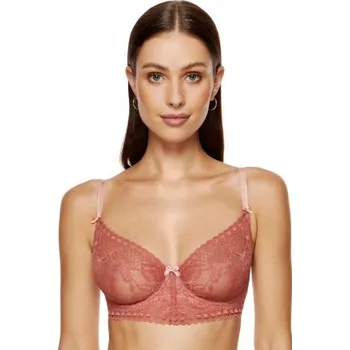 Podprsenka Nevyztužená podprsenka Gorteks Bisou Měděná 85C