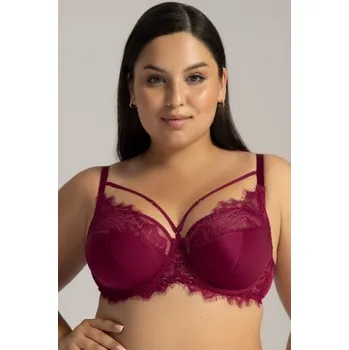 Podprsenka Polovyztužená podprsenka Ava Lingerie 2149 Chianti Bordó 95G