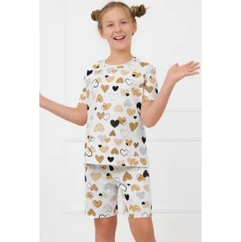 Dívčí pyžamo Italian Fashion Ariela Ecru 12 let