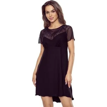 Dámská noční košile Noční košilka Eldar Helia - viskóza Černá M