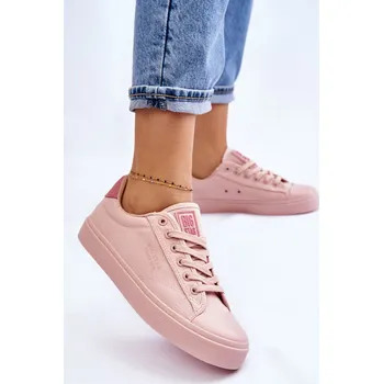 Dámské tenisky BIG STAR SHOES Klasické nízké tenisky Big Star LL274095 Barva: Růžová, Velikost: 37