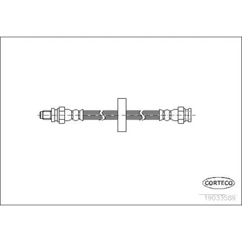 Brzdová hadice Brzdová hadice CORTECO 19033589
